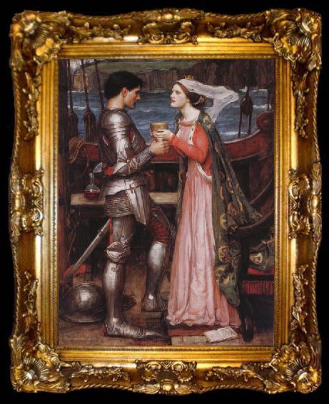 framed  John William Waterhouse Tristram and Isolde, ta009-2